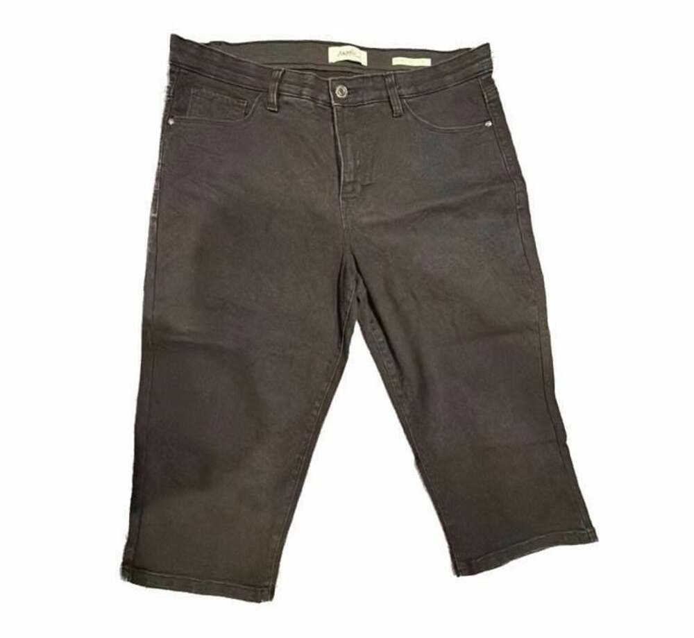 Angels Forever Young 360 Sculpt Black Crop Jeans Size 14